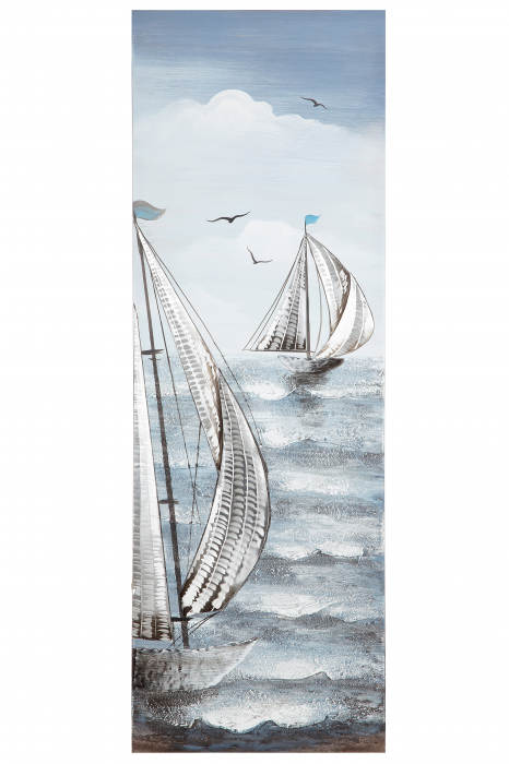 Set 3 tablouri Regatta, Print, Multicolor, 40x120x2.7 cm [3]