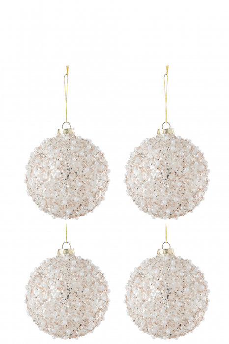 Set 4 Globuri de Craciun