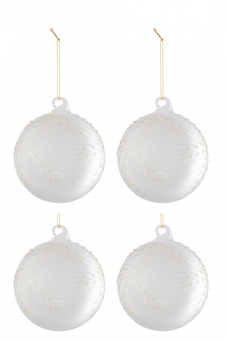 Set 4 Globuri de Craciun