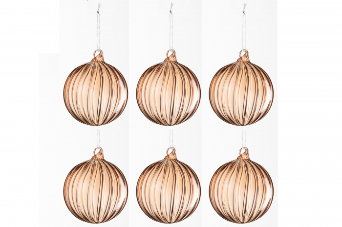 Set 6 Globuri de Craciun