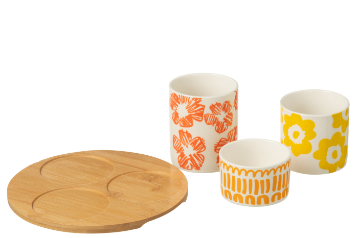 Set Aperitiv cu tava bamboo , SET4, MIX [2]