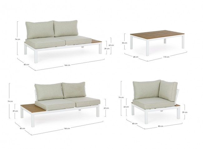 Set mobilier terasa si gradina, 4 piese [3]
