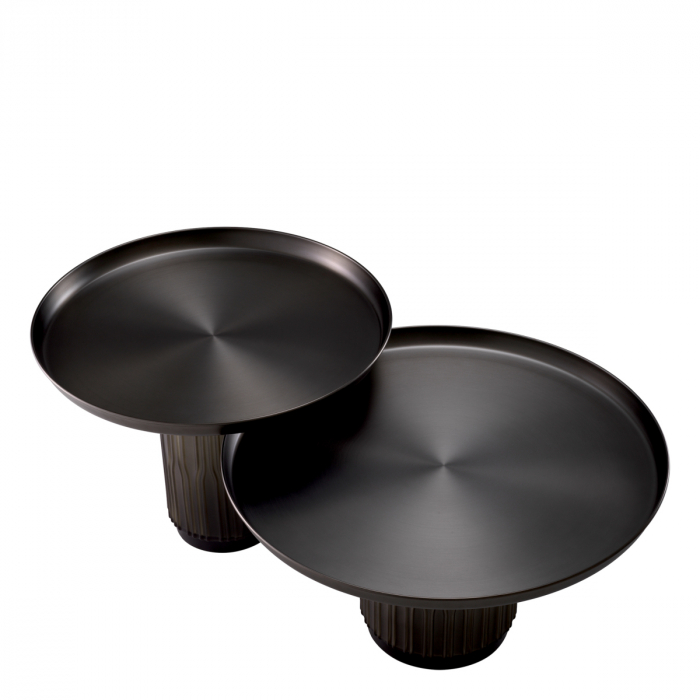 Set de 2 măsuțe de cafea Zachary cu finisaj gunmetal [3]