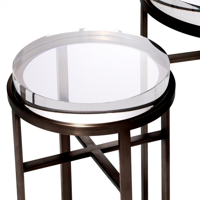 Set de 2 măsuțe laterale Hoxton, finisaj bronz [4]