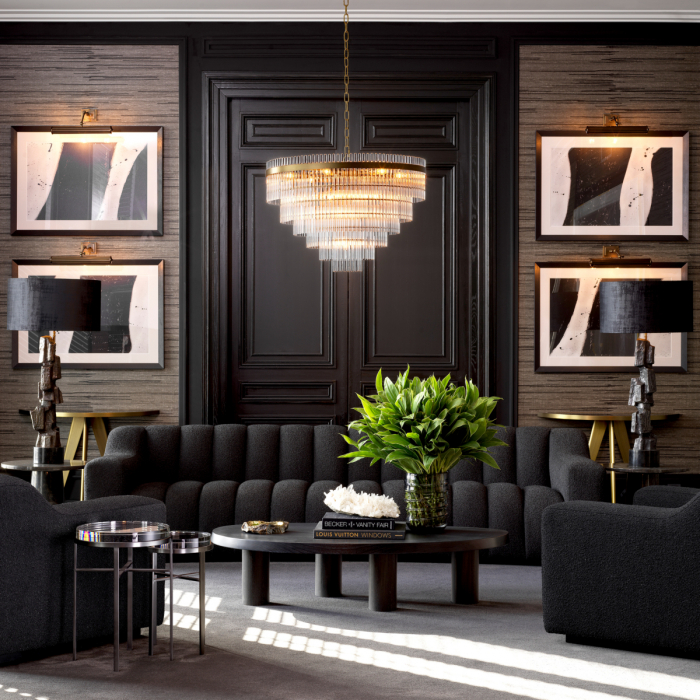 Set de 2 măsuțe laterale Hoxton, finisaj bronz [2]