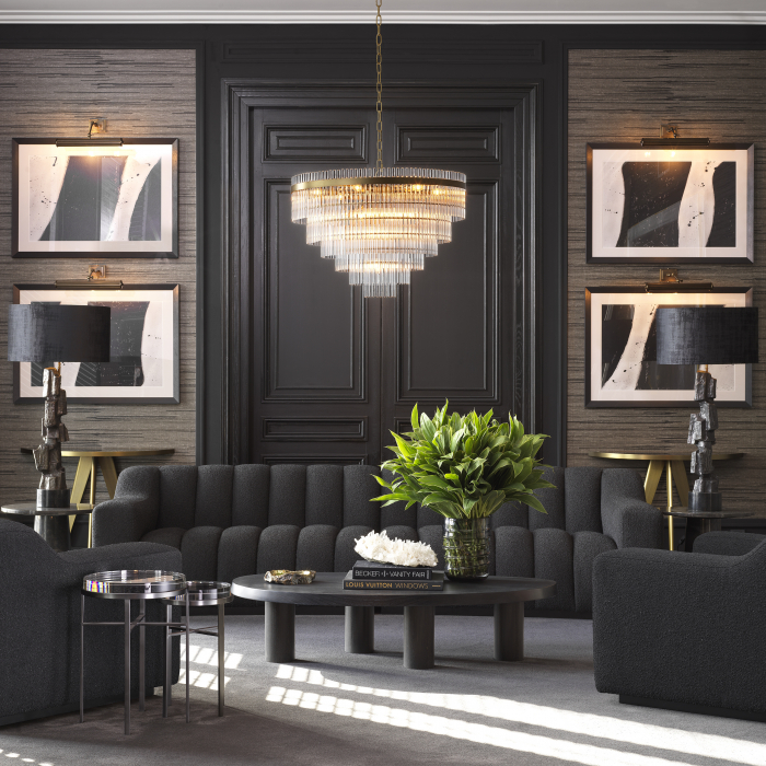 Set de 2 măsuțe laterale Hoxton, finisaj bronz [5]