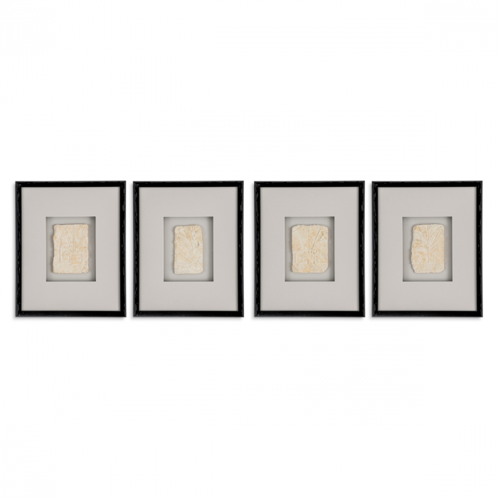 Set de 4 incrustații de artă de perete Hatshepsut, Dims: W. 44 | D. 3 | H. 54 | per frame (CM) [1]