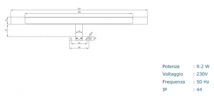 Set de baie cu 4 piese PERTH, Melamina/Aluminiu/Abs/Sticla/Ceramica/Metal, Maro, 100x45x190 cm [4]