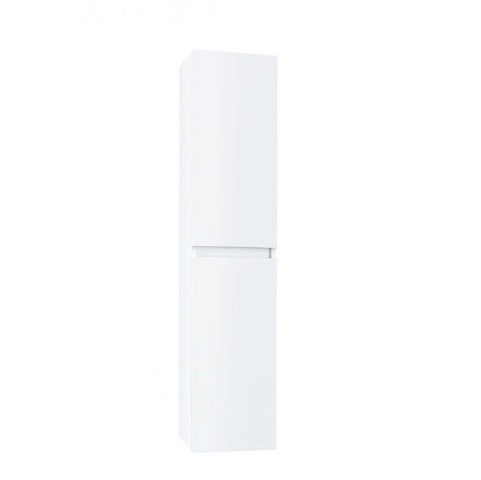 Set de baie cu 6 piese PERTH, Melamina/Aluminiu/Abs/Sticla/Ceramica/Metal, Alb, 101x46.5x190 cm [7]