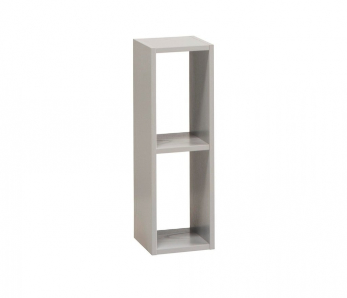 Set de baie cu 6 piese PERTH, Melamina/Aluminiu/Abs/Sticla/Ceramica/Metal, Gri, 101x46.5x190 cm [10]