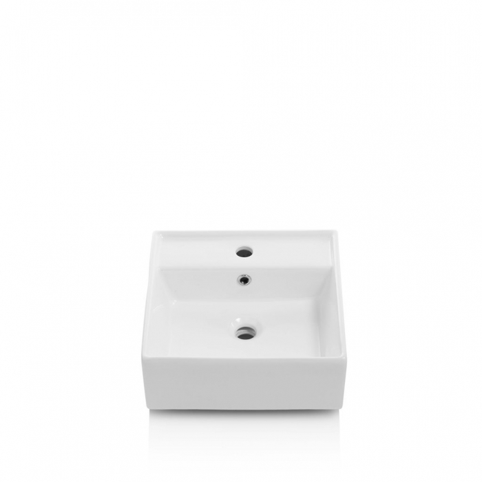 Set de baie cu 6 piese PERTH, Melamina/Aluminiu/Abs/Sticla/Ceramica/Metal, Maro deschis, 140x46.5x190 cm [4]