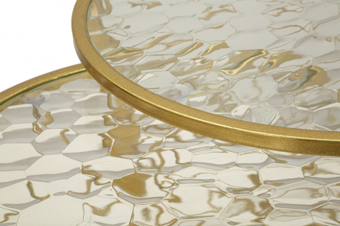 Set masute cafea, NOAH GOLD, 4 buc cm ø 70x45-47x54,5-36x50-28x45 [5]