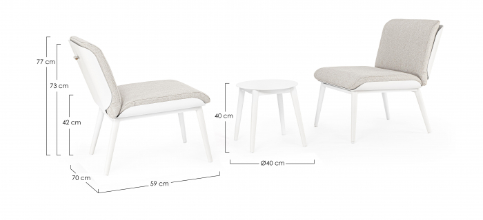 Set mobilier terasa si gradina, 3 piese [12]