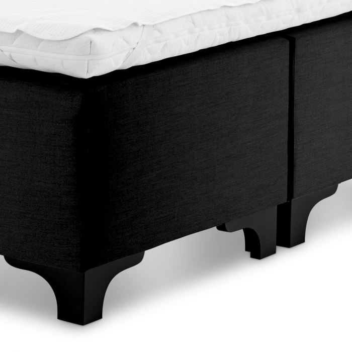 Set Pat Mavone negru 180 x 210 cm, Dims: L. 210 | W. 180 | H. 66  (CM) [3]