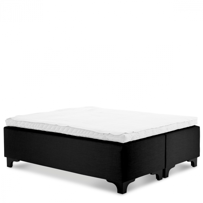 Set Pat Mavone negru 180 x 210 cm, Dims: L. 210 | W. 180 | H. 66  (CM) [1]