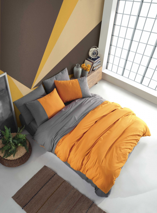 Set pentru pat de o persoana din poplin