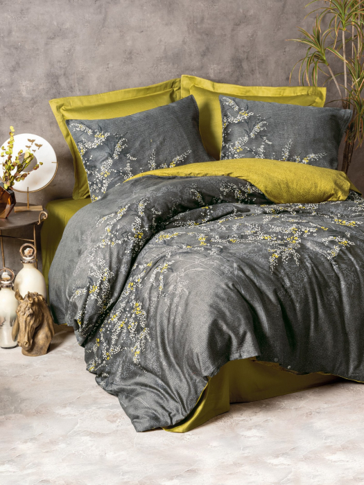 Set pentru pat dublu duble din satin