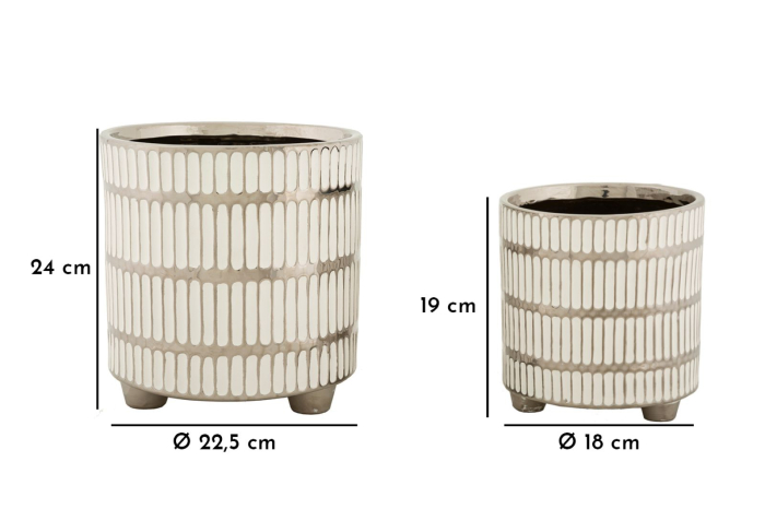 Set Vaza, Raze cm ø 22,5x24-18x19 (ø cm 21-16) [5]