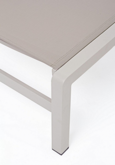 Sezlong Konnor, Aluminiu, Maro, 78x195x90 cm  [4]