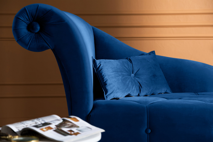 Sezlong living Diana, Albastru, 165x88x70 cm [2]