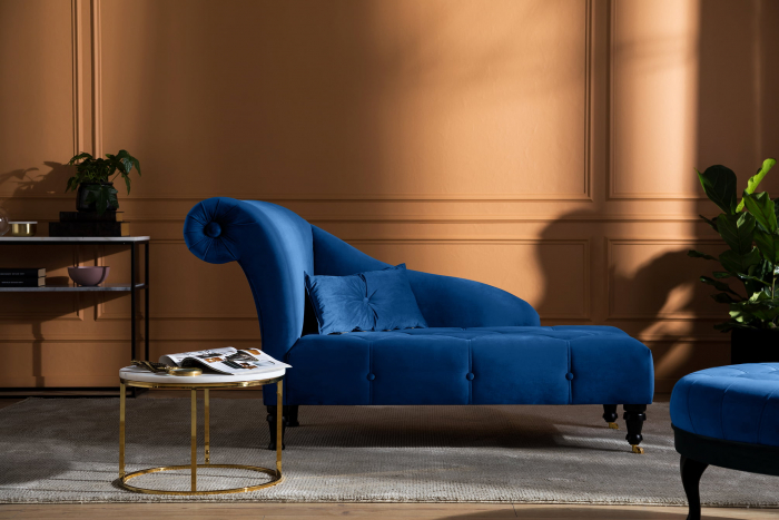 Sezlong living Diana, Albastru, 165x88x70 cm [1]