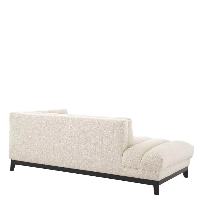 Canapea Lounge Ditmar dreapta bouclé crem, Dims: W. 189 | D. 97 | H. 71 | SD. 69 | SH. 45 | AH. 71  (CM) [4]