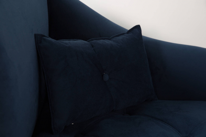 Sezlong living Diana, Albastru petrol, 165x88x70 cm [6]