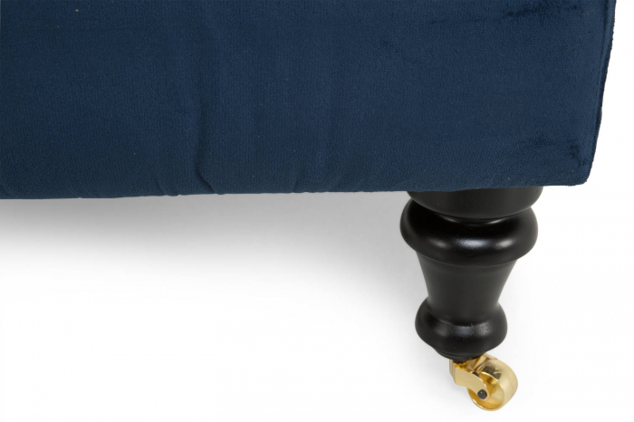 Sezlong living Diana, Albastru petrol, 165x88x70 cm [7]