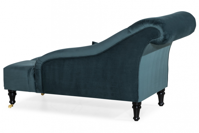 Sezlong living Diana, Albastru verzui, 165x88x70 cm [4]
