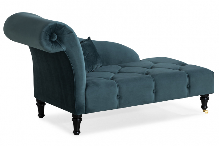 Sezlong living Diana, Albastru verzui, 165x88x70 cm [2]