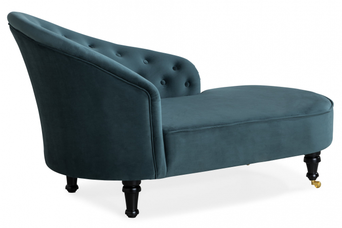 Sezlong living Diana Classic, Albastru verzui, 151x82x81 cm [2]