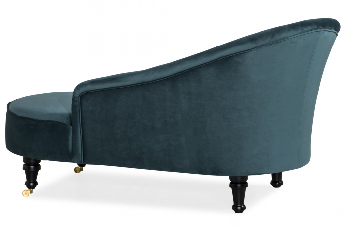 Sezlong living Diana Classic, Albastru verzui, 151x82x81 cm [4]