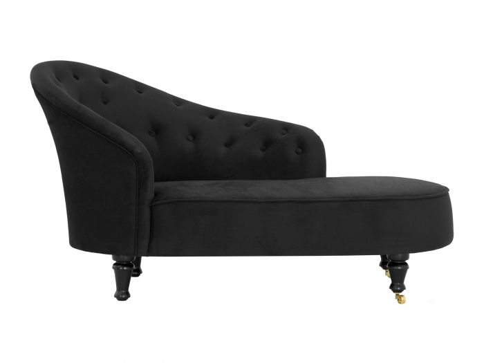Sezlong living Diana Classic, Negru, 151x82x81 cm [8]