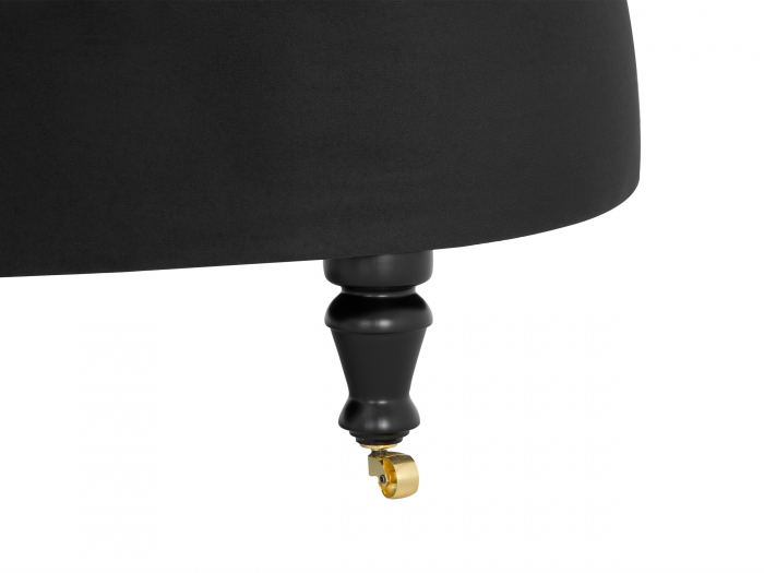 Sezlong living Diana Classic, Negru, 151x82x81 cm [11]