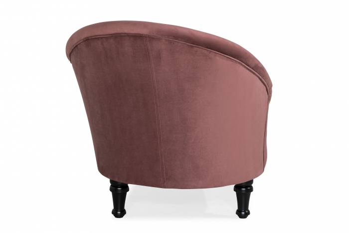 Sezlong living Diana Classic, Roz inchis, 151x82x81 cm [3]