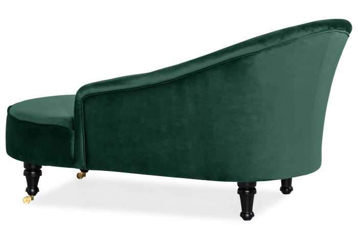 Sezlong living Diana Classic, Verde inchis, 151x82x81 cm [4]