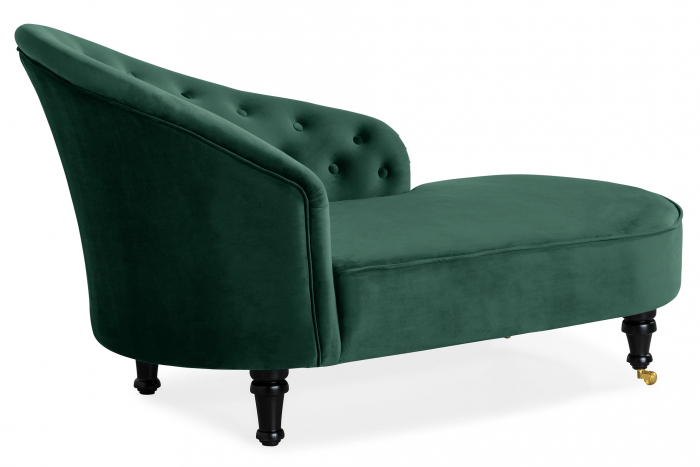 Sezlong living Diana Classic, Verde inchis, 151x82x81 cm [2]