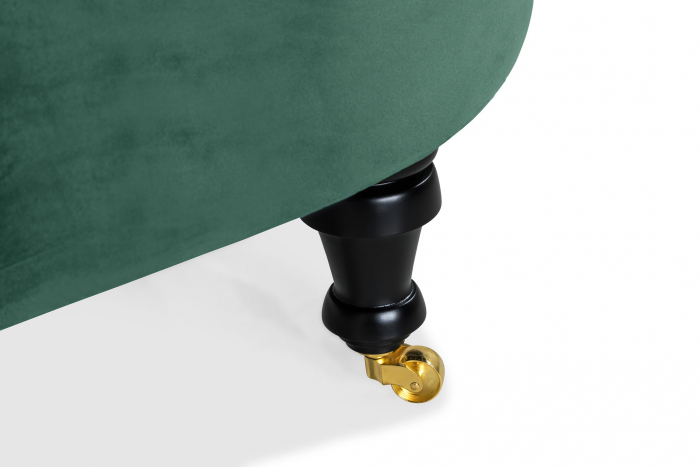 Sezlong living Diana Classic, Verde inchis, 151x82x81 cm [8]