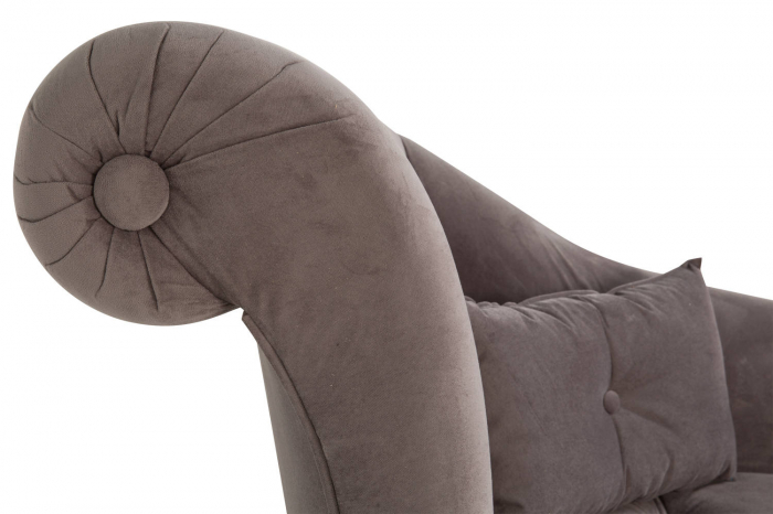 Sezlong living Diana, Gri, 165x88x70 cm [4]