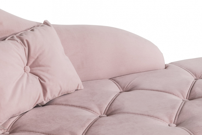 Sezlong living Diana, Roz, 165x88x70 cm [5]