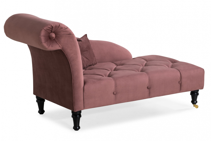 Sezlong living Diana, Roz inchis, 165x88x70 cm [5]