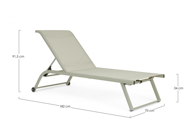 Sezlong Taylor Breeze cu Roti [2]