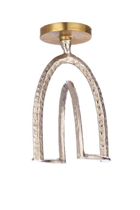 Sfesnic, „Presto”, aluminiu, auriu, argintiu, PU 2, L. 12 cm, l. 15 cm, H 25 cm [2]