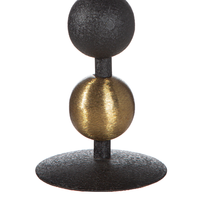 Sfesnic, Sfera, „Luipaard”, Fier, negru, PU 3, H 23,5 cm, A. 10 cm [2]