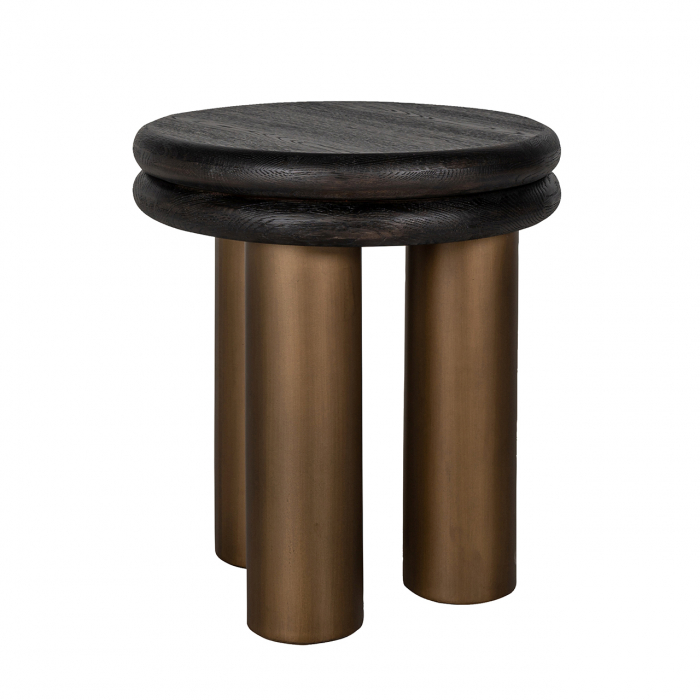Masuta laterala Macaron (negru rustic) [1]