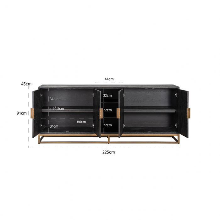 Comoda  Blackbone alama 4-usi [4]
