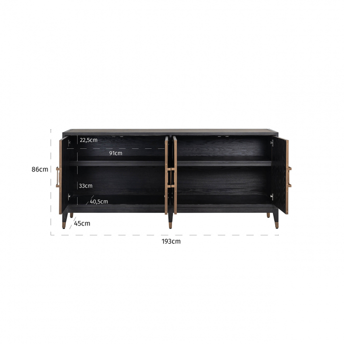 Comoda  Bloomingville cu 4-usi [4]