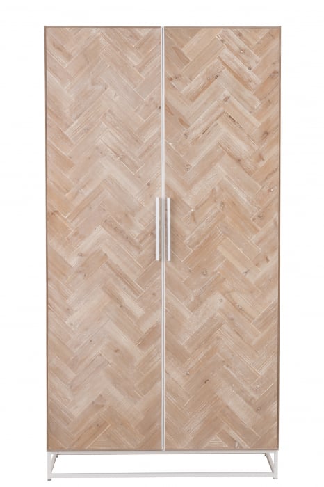 Sifonier Zigzag, Lemn, Natur, 95x42.5x185 cm [2]