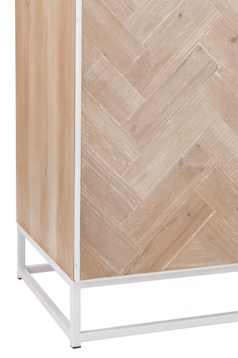 Sifonier Zigzag, Lemn, Natur, 95x42.5x185 cm [5]