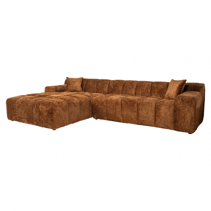 Canapea CUBE 3 locuri + sezlong stanga (Be Lovely 603 Cinnamon) [7]